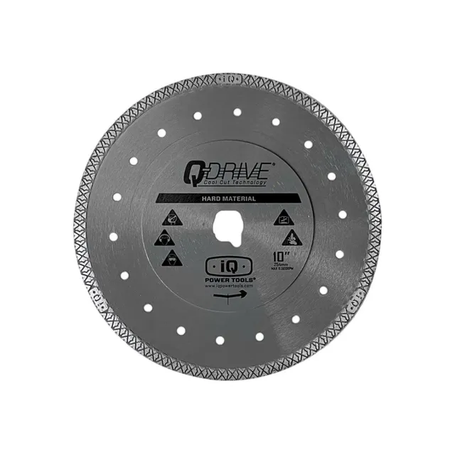 IQ Powertools Q-Drive Hard Material diamantblad 254mm grijs