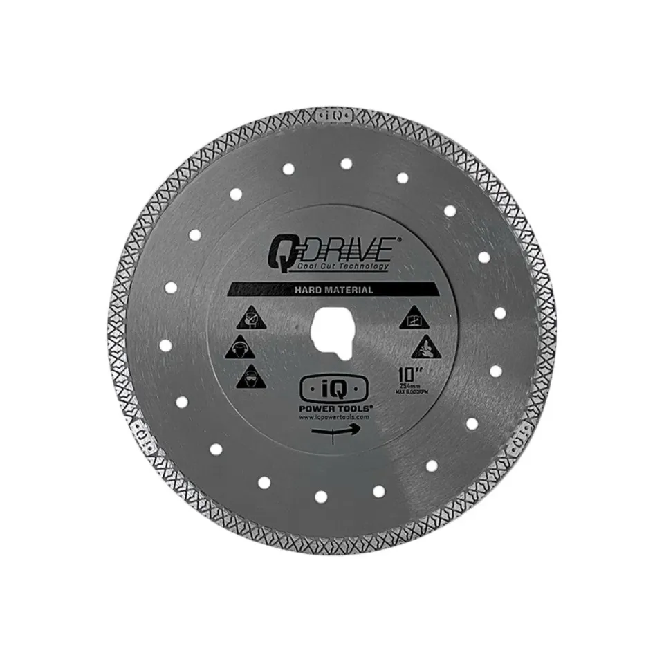 IQ Powertools Q-Drive Hard Material diamantblad 254mm grijs