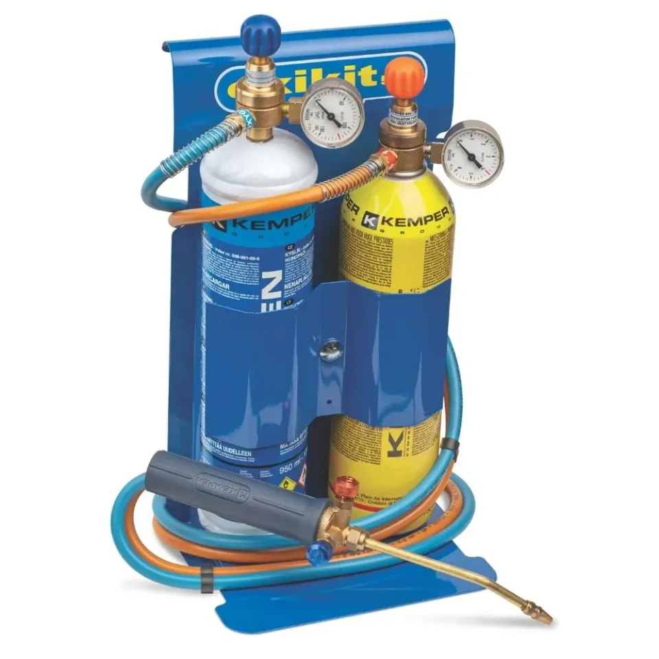 Kemper Il Saldatutto Oxykit 555KM soldeerset 3300° met manometers