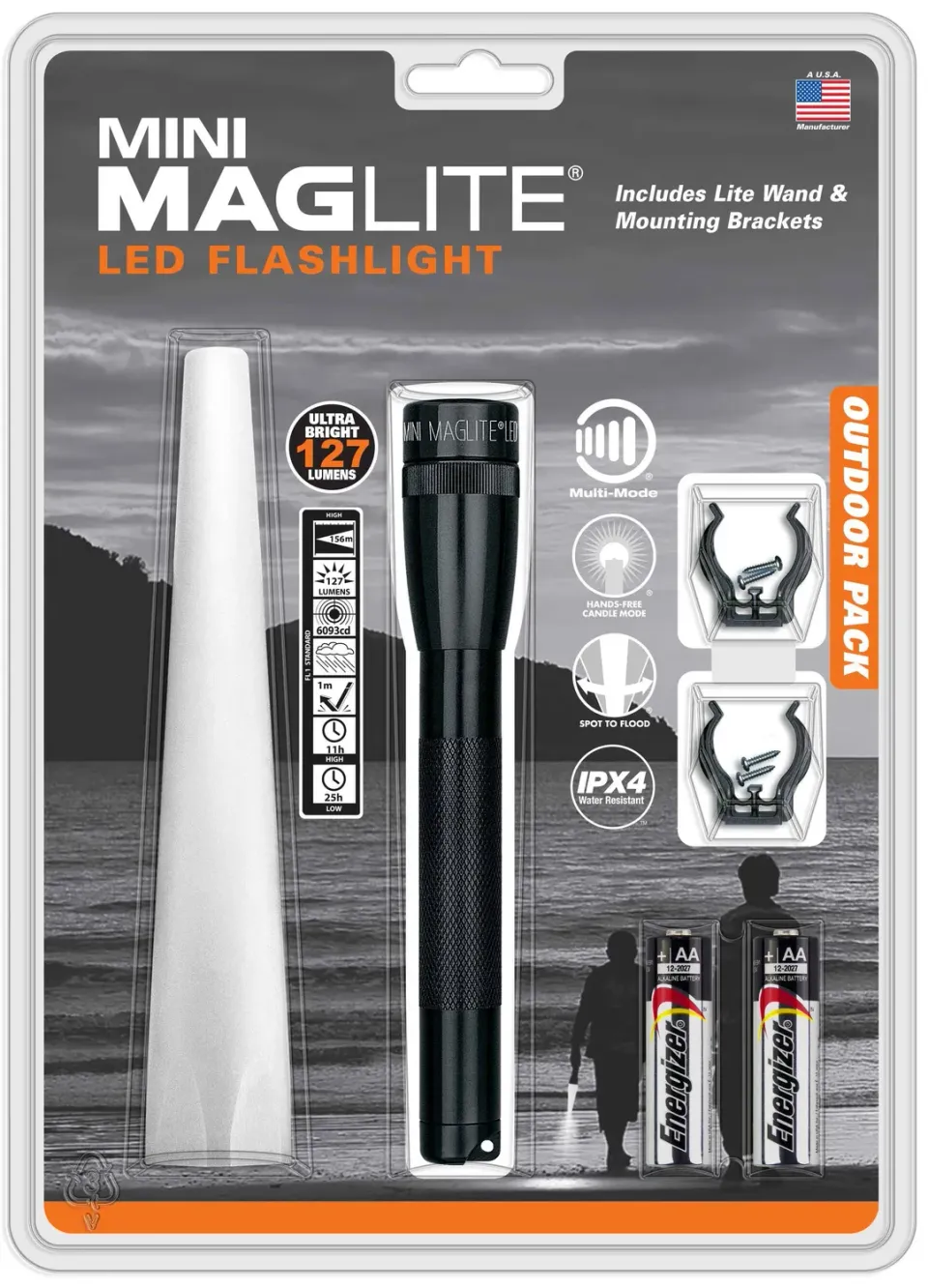 Maglite Mini Maglite AA LED zaklamp 127 lumen 2AA