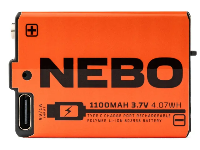 Nebo 802938 accu 1100mAh 3,7V USB-C