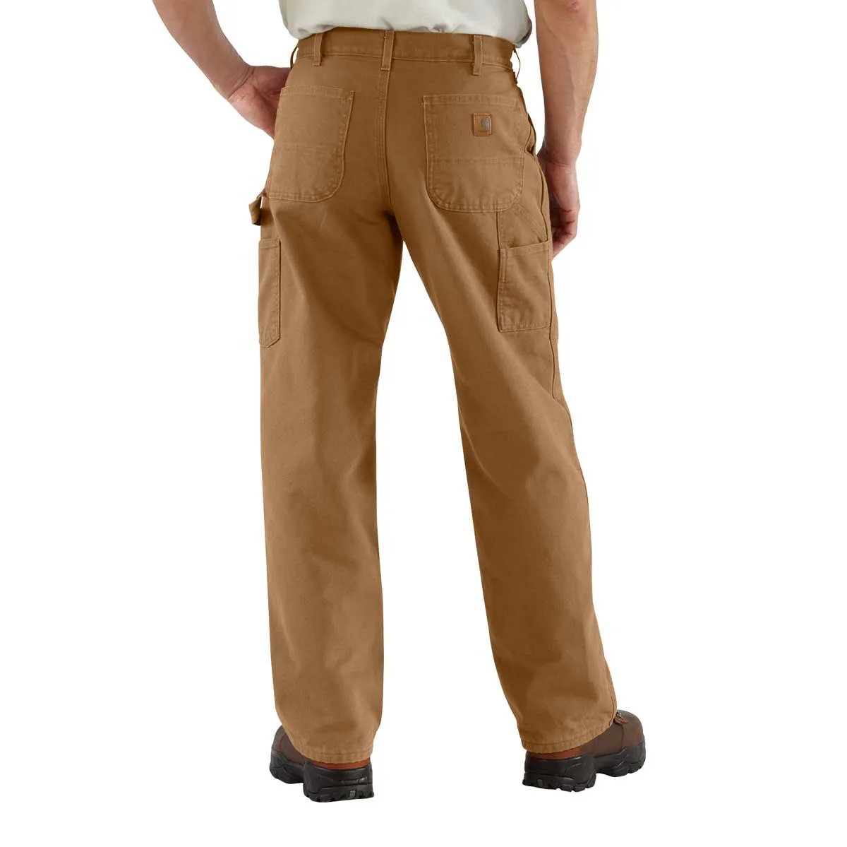 Carhartt B111 werkbroek flanel bruin 34x32 duck