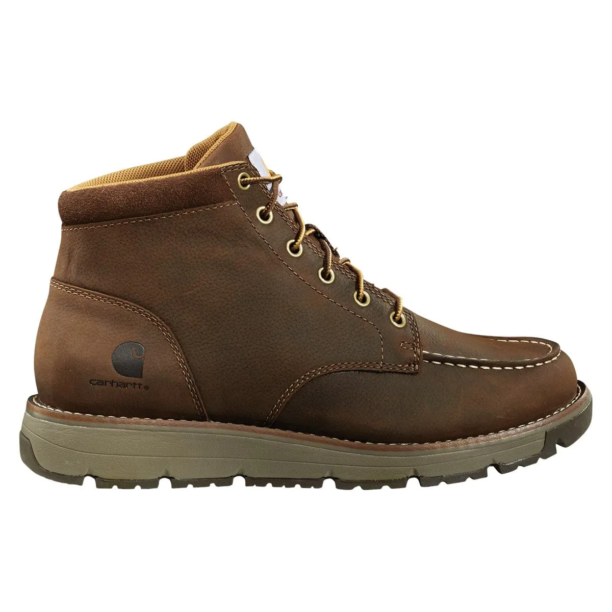 Carhartt Millbrook 5" moc toe wedge werkschoen bruin