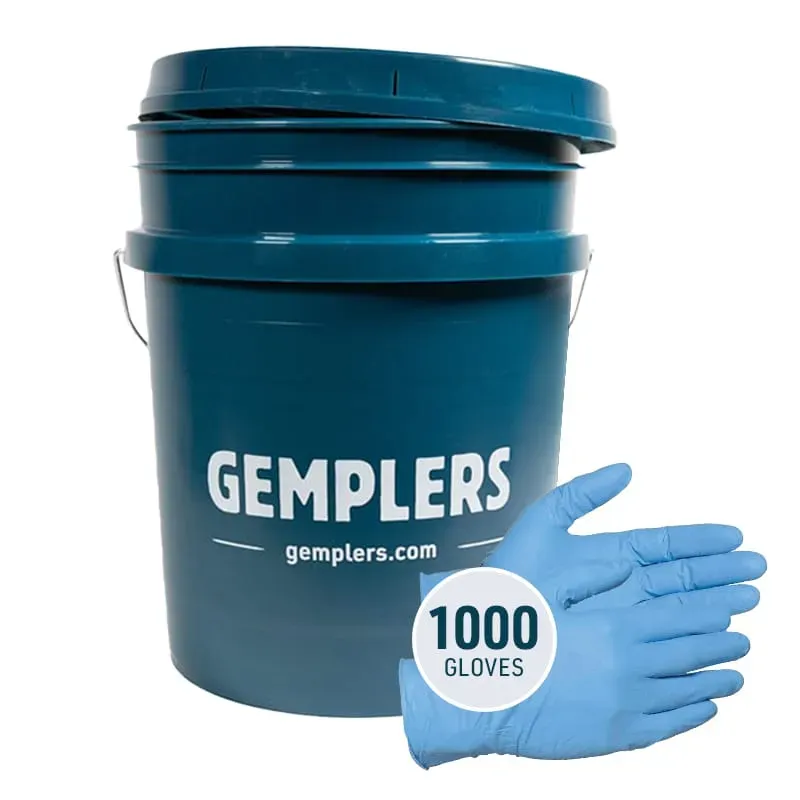 Gemplers 4-mil nitril handschoenen emmer 1000 stuks