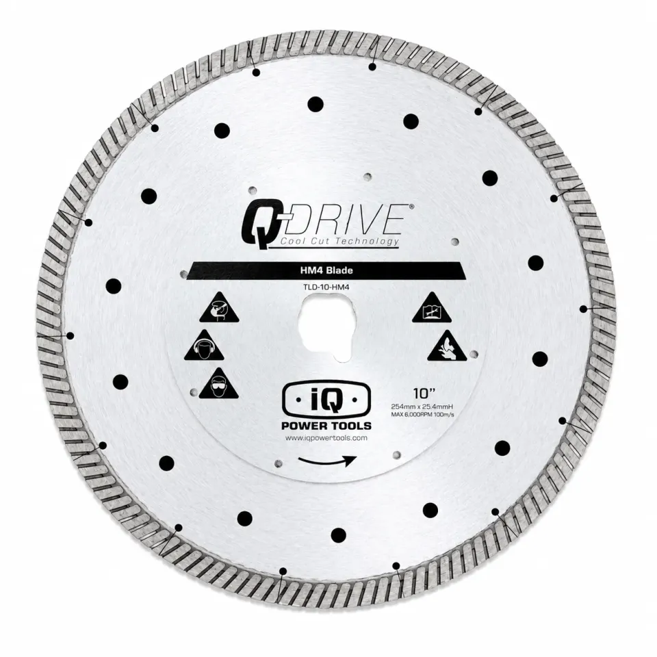 IQ Powertools Q-Drive Plus-Tile HM4 blad 254mm