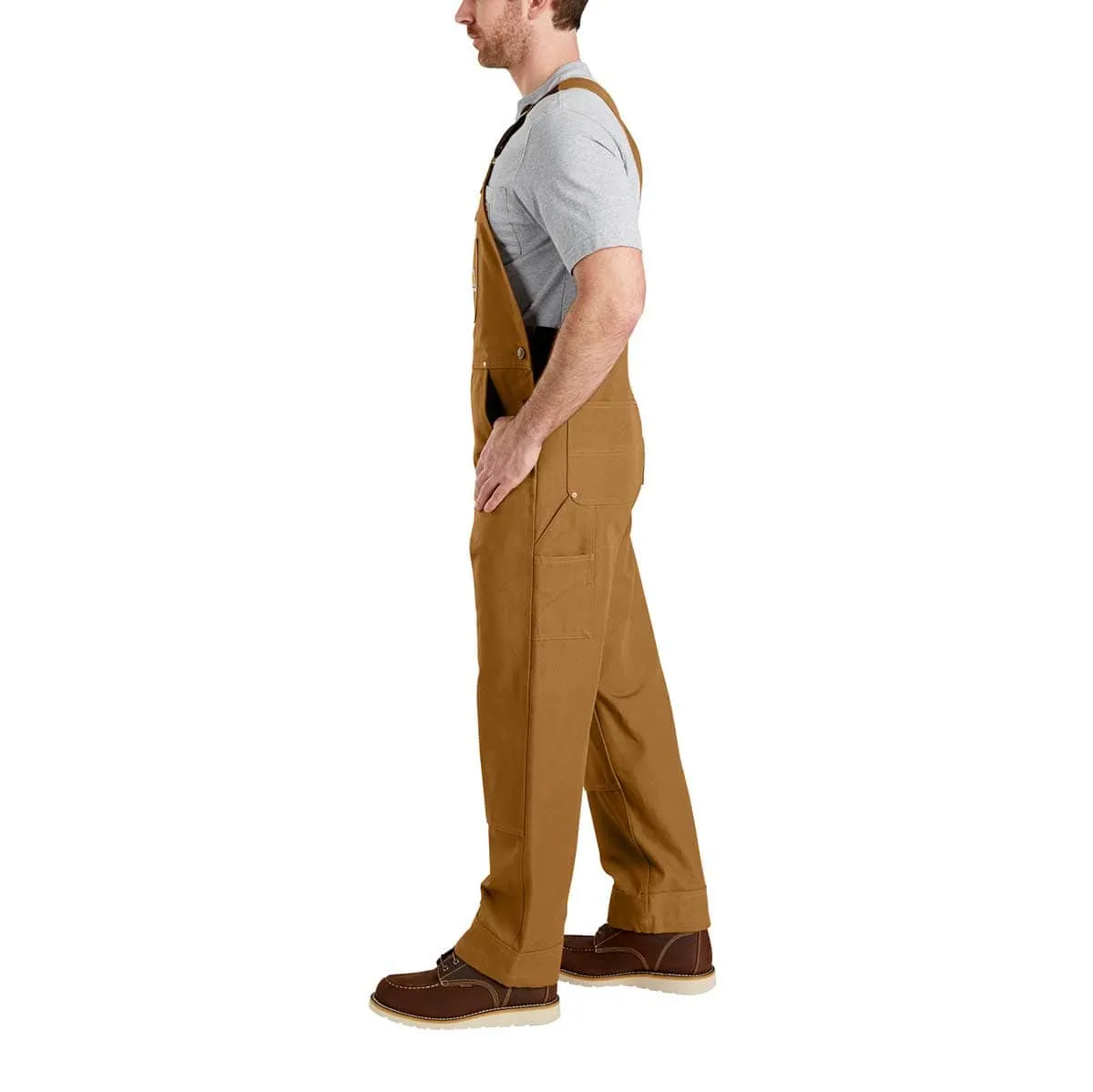 Carhartt Duck tuinbroek Bib Overall katoen bruin