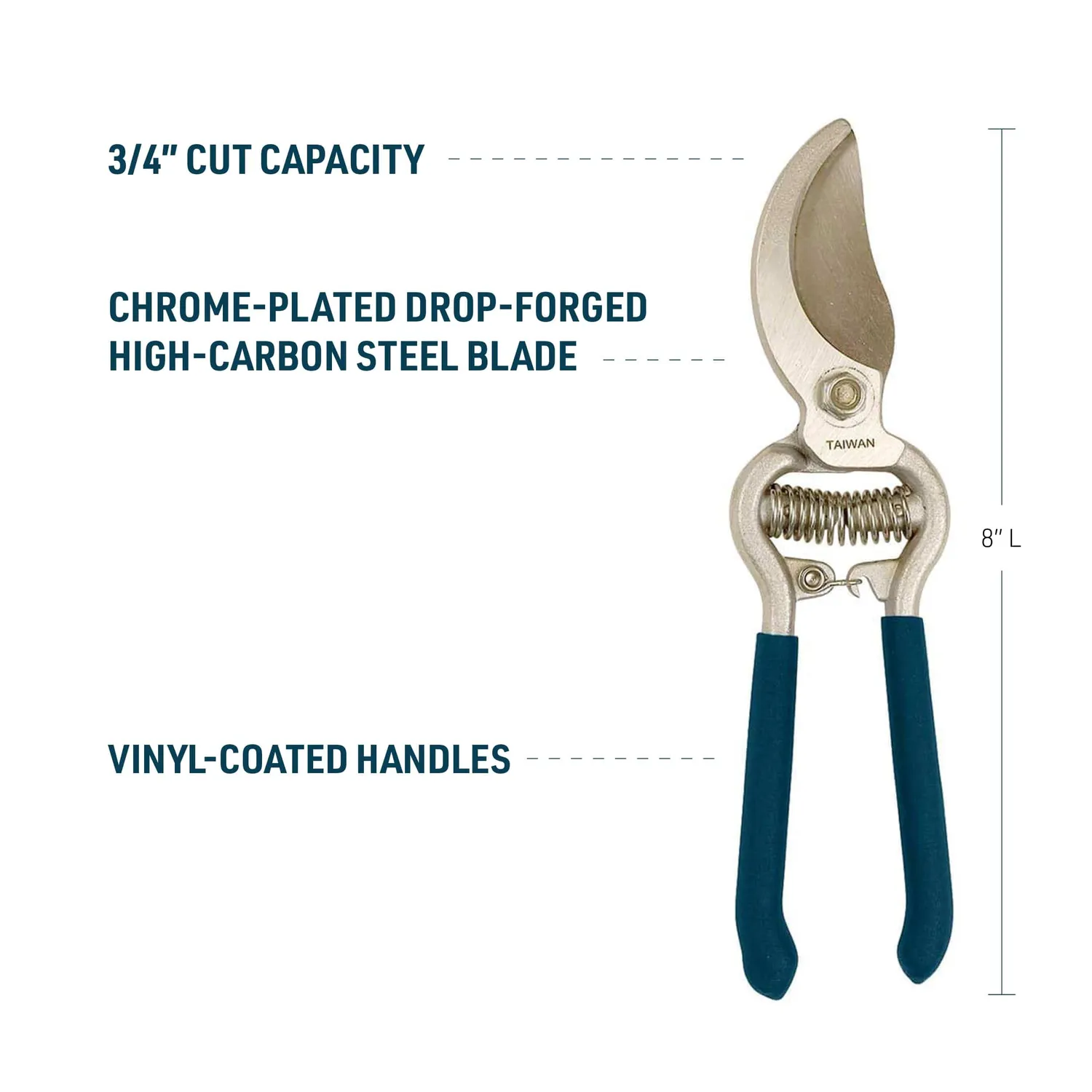 Gemplers Crew Quality Bypass snoeischaar 3/4 inch chroom