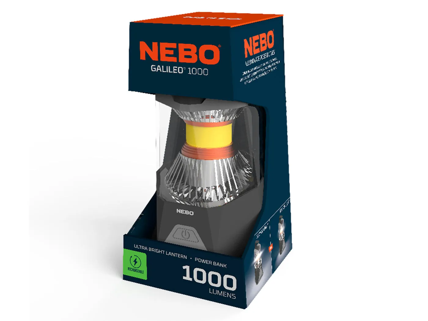 Nebo Galileo 1000 lantaarn oplaadbaar 1000 lumen