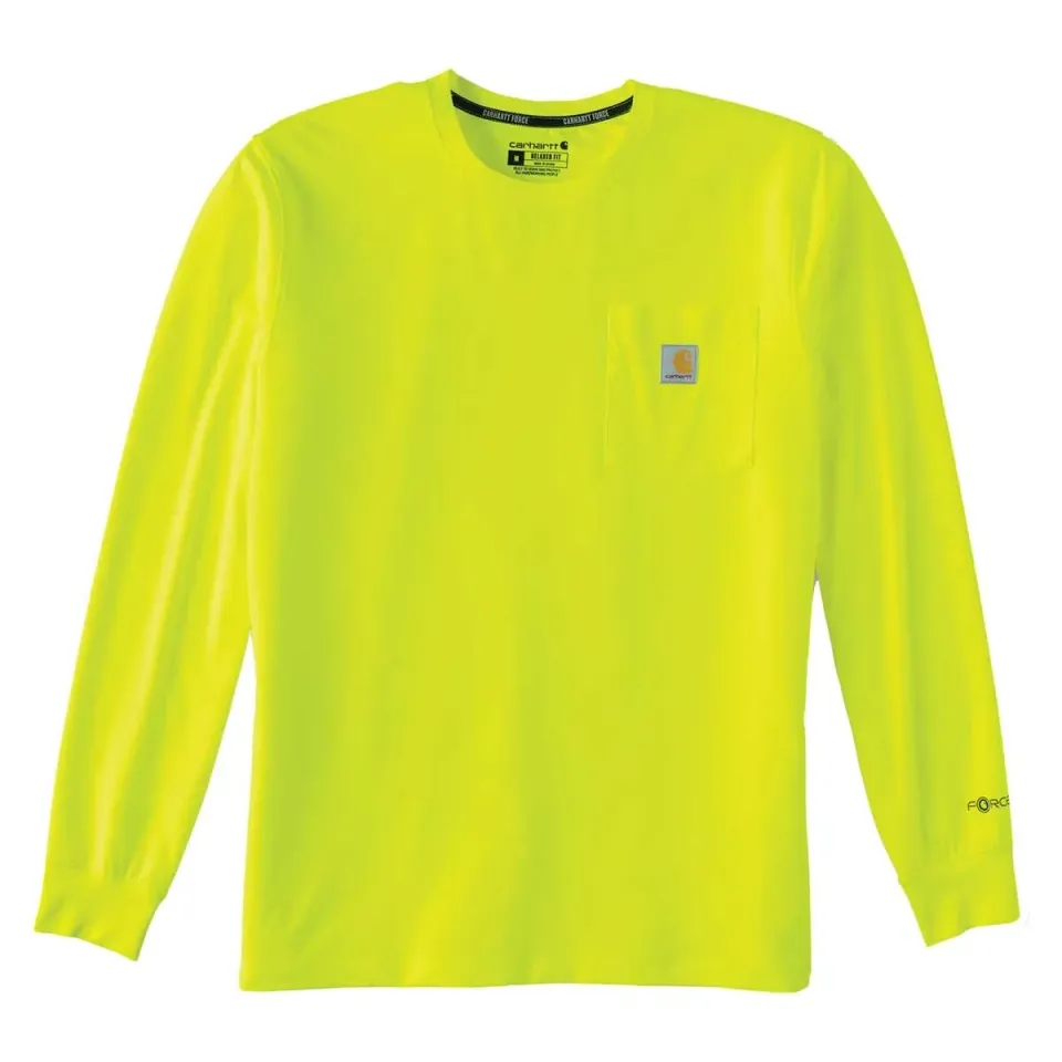 Carhartt Force longsleeve hi-vis shirt Brite Orange maat L