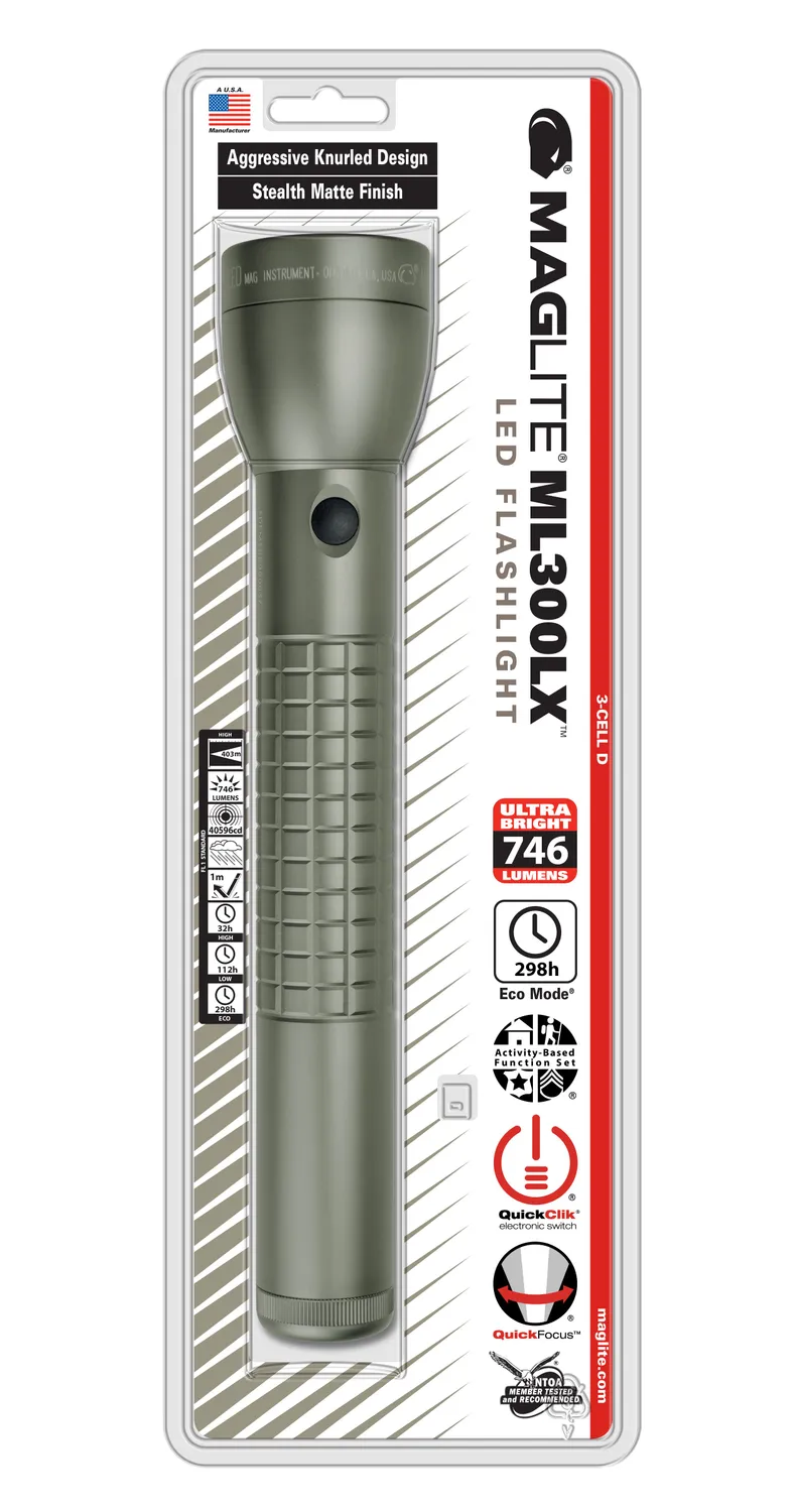 Maglite ML300LX 3D LED zaklamp zwart 746 lumen