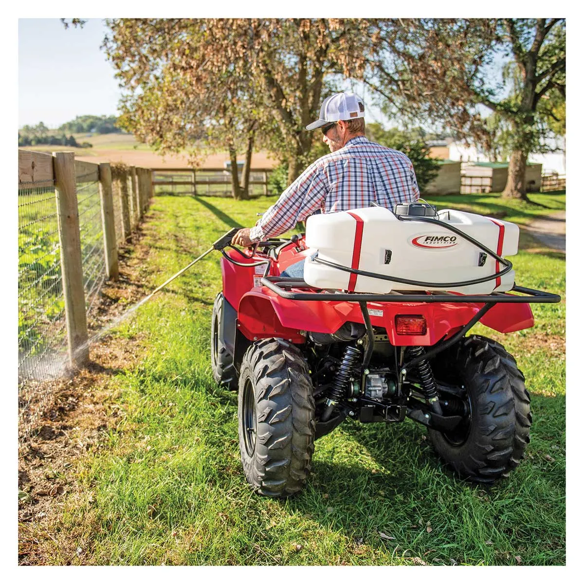 Fimco Deluxe Spot Sprayer Drukspuit 25 gallon 12V 2.4 gpm