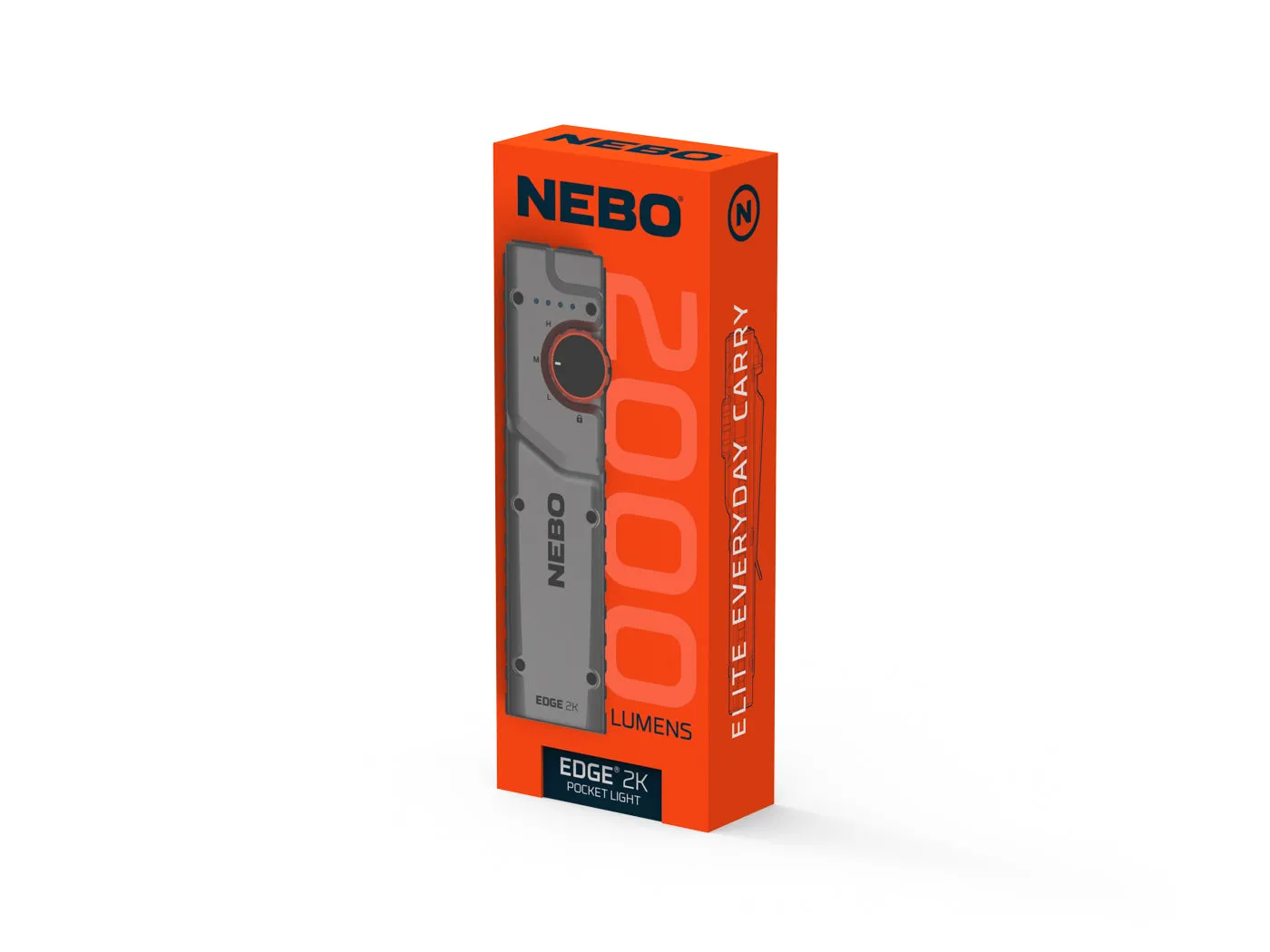 Nebo Edge 2K zaklamp 2000 lumen USB-C magneet slank