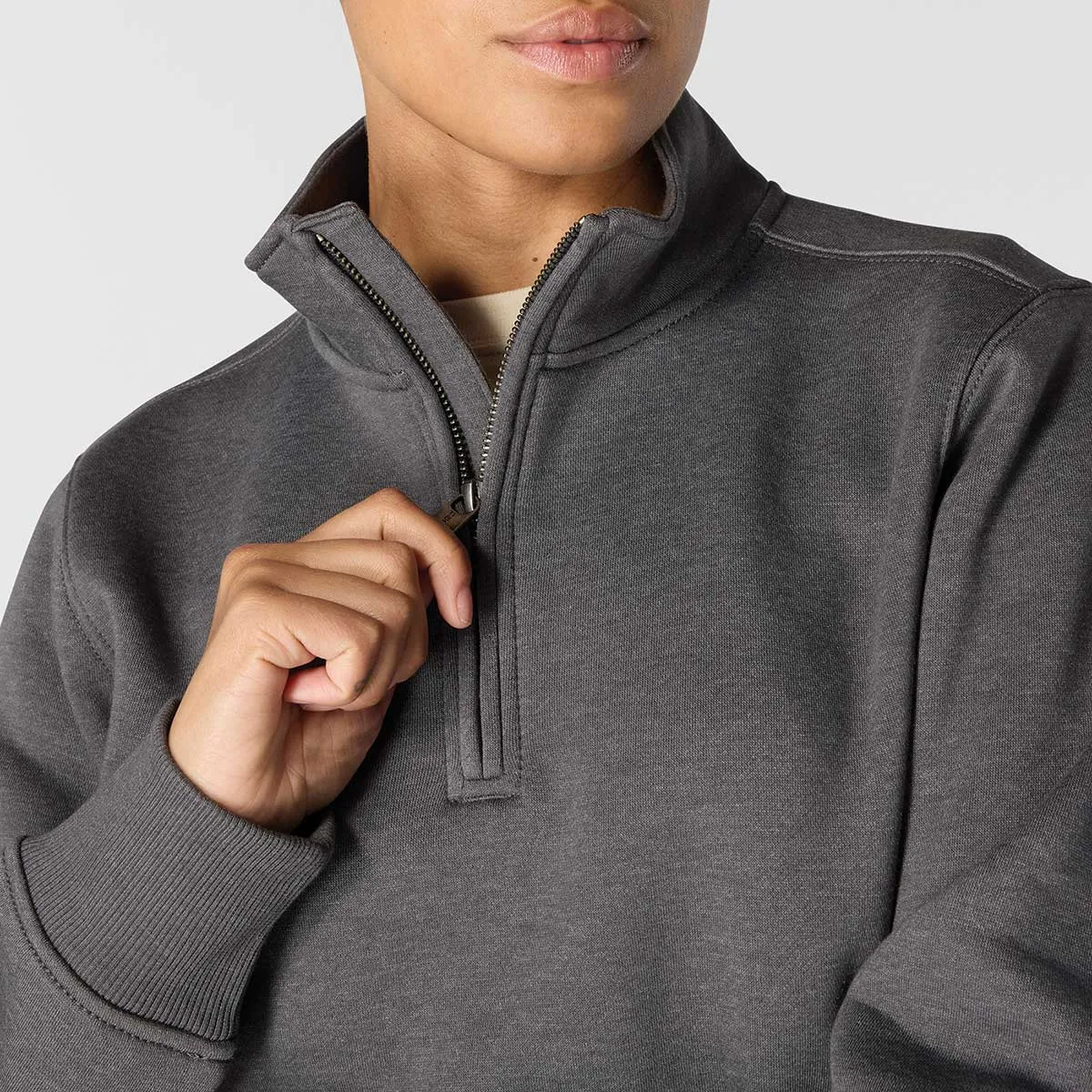 Carhartt Clarksburg dames trui quarter-zip fleece