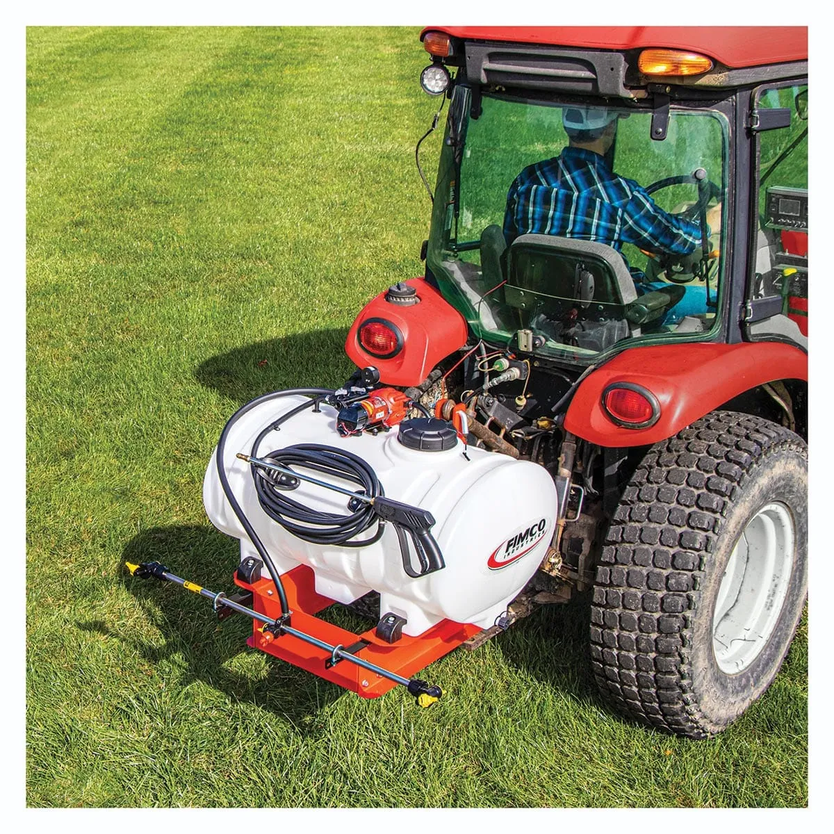 Fimco 45-Gallon 12V veldspuit 3-punt boomless 170L