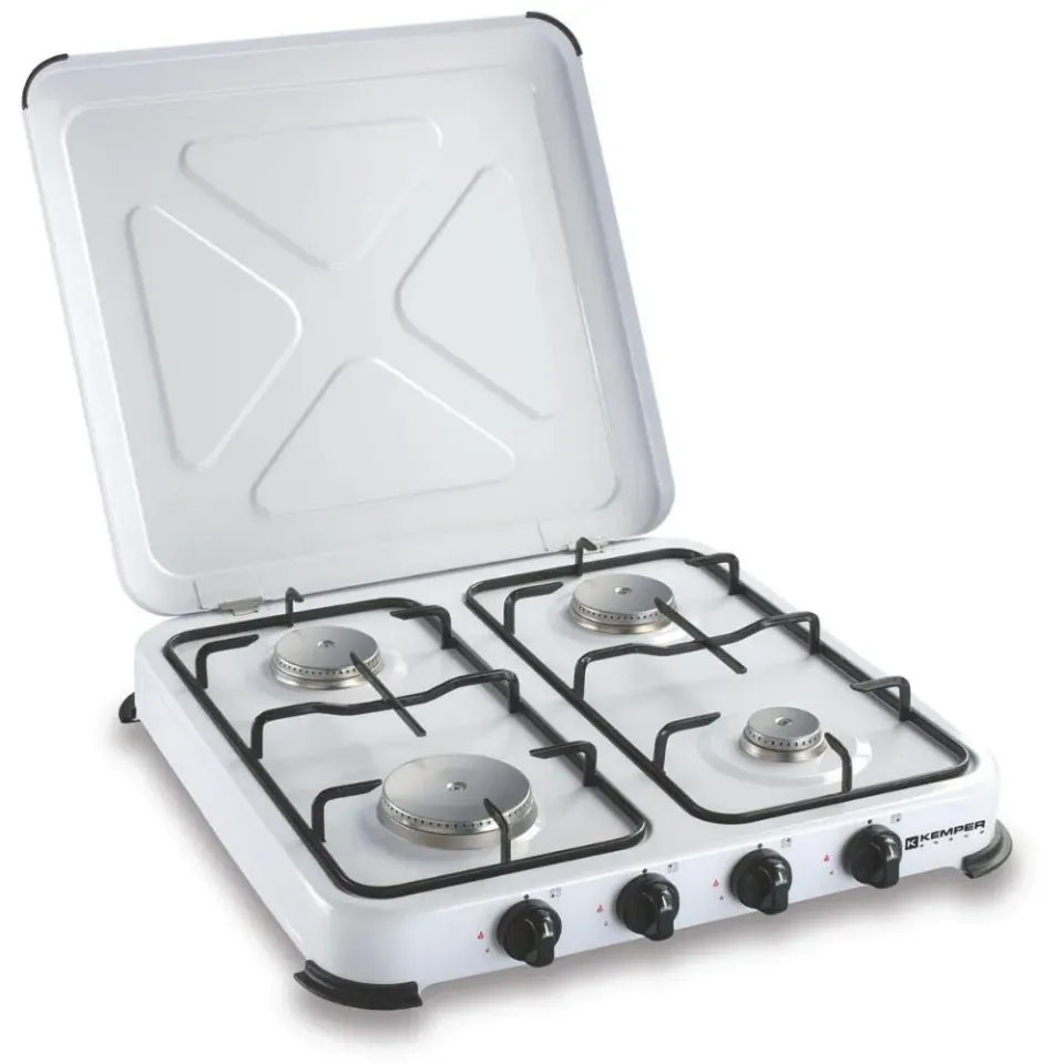 Kemper 104983 gasfornuis 4-pits staand