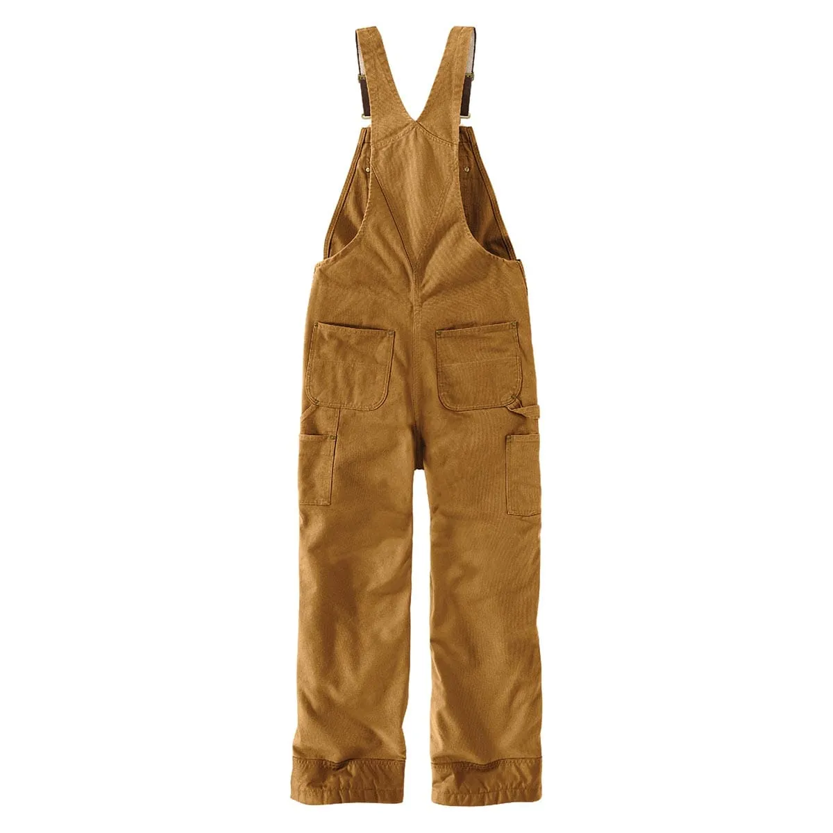 Carhartt Loose Fit Washed Duck Bib Overall gevoerd