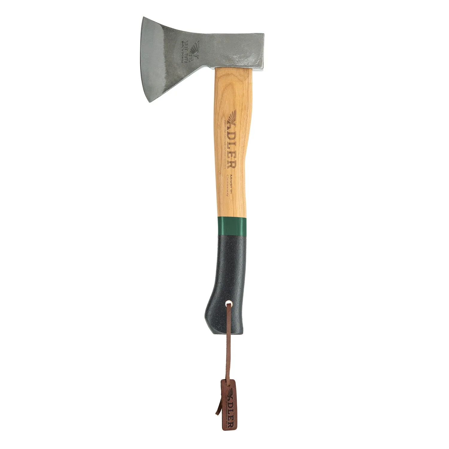 ADLER Rheinland Hatchet handbijl 36 cm C60 leer