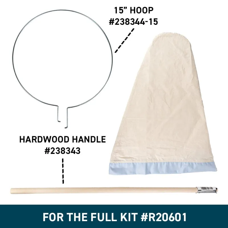 Gemplers Muslin Sweep insectennet zak 15 inch licht