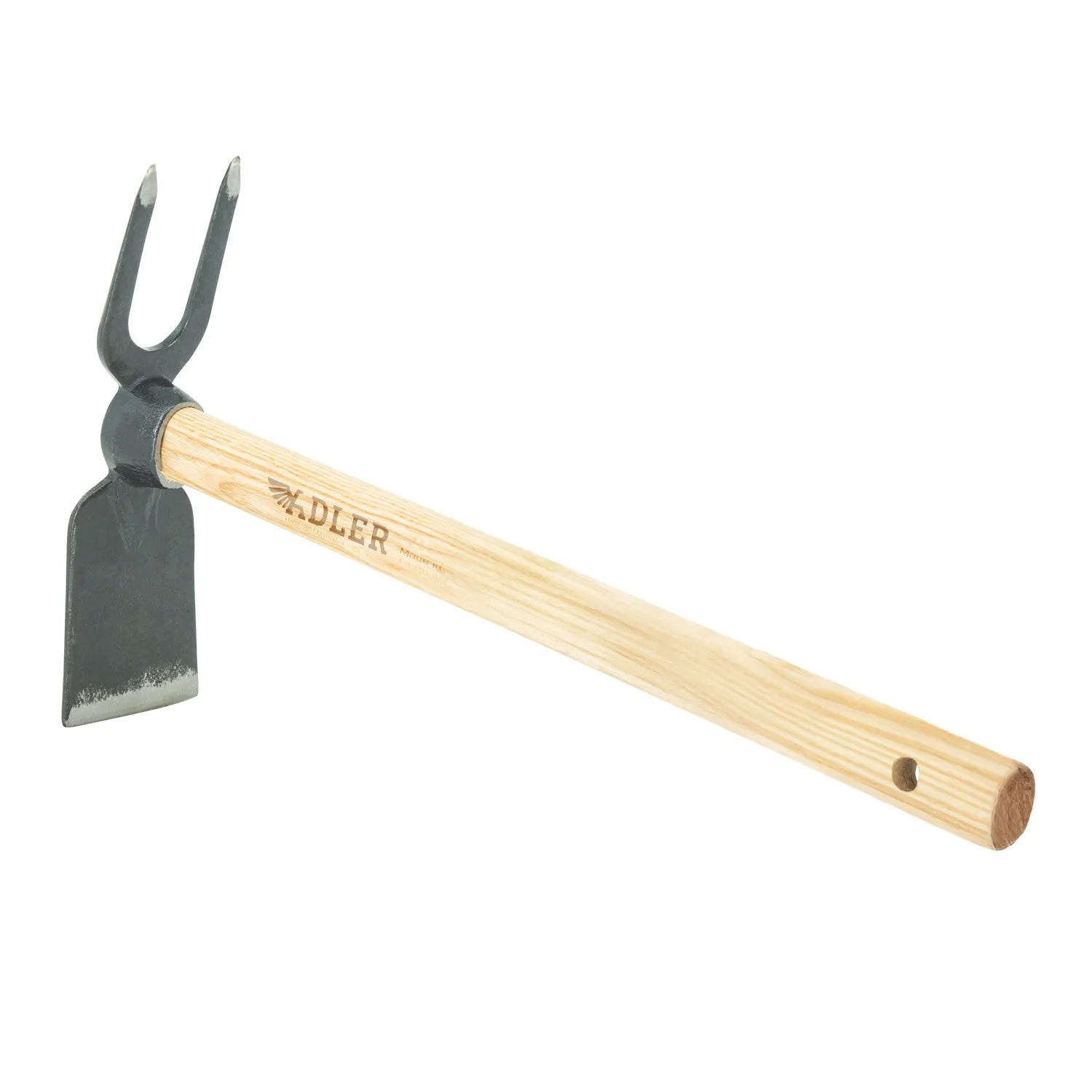 ADLER Lily tuinschoffel 2-tand naturel S 450 mm zandgrond