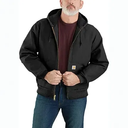 Carhartt J140 werkjas heren flannel gevoerd katoen duck