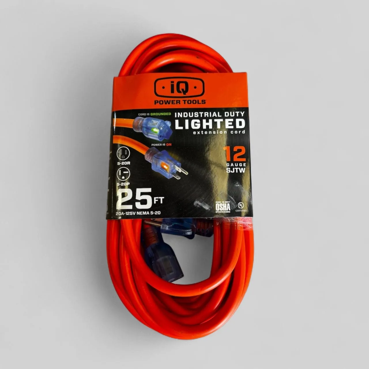 IQ Powertools Heavy-Duty verlengkabel 7,6m 20A