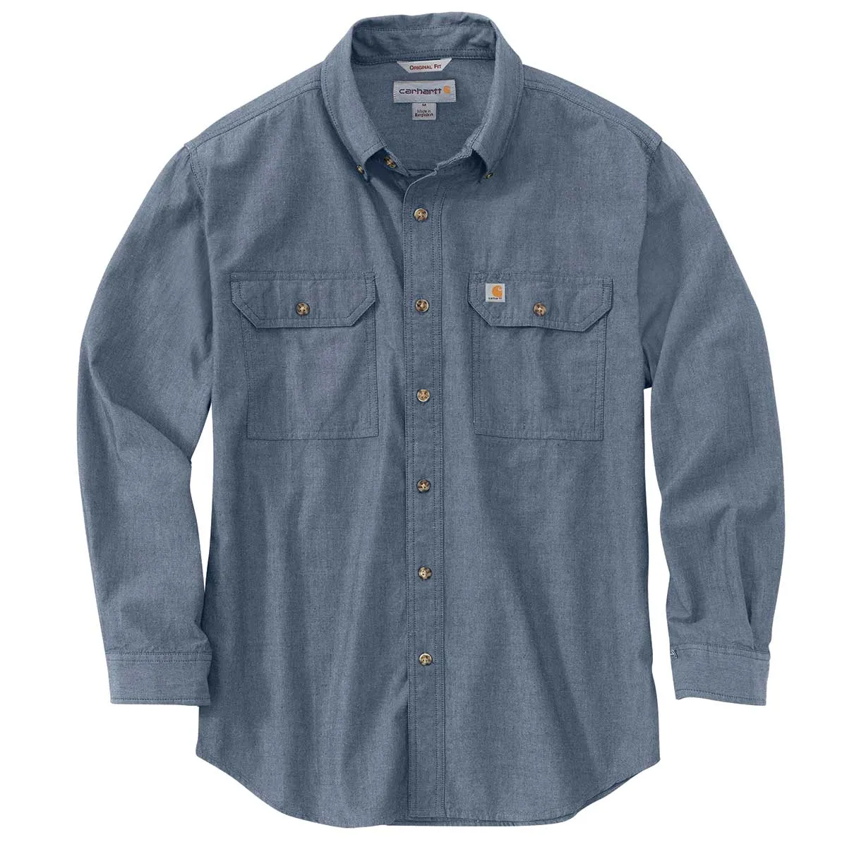 Carhartt Loose Fit Midweight Chambray overhemd blauw
