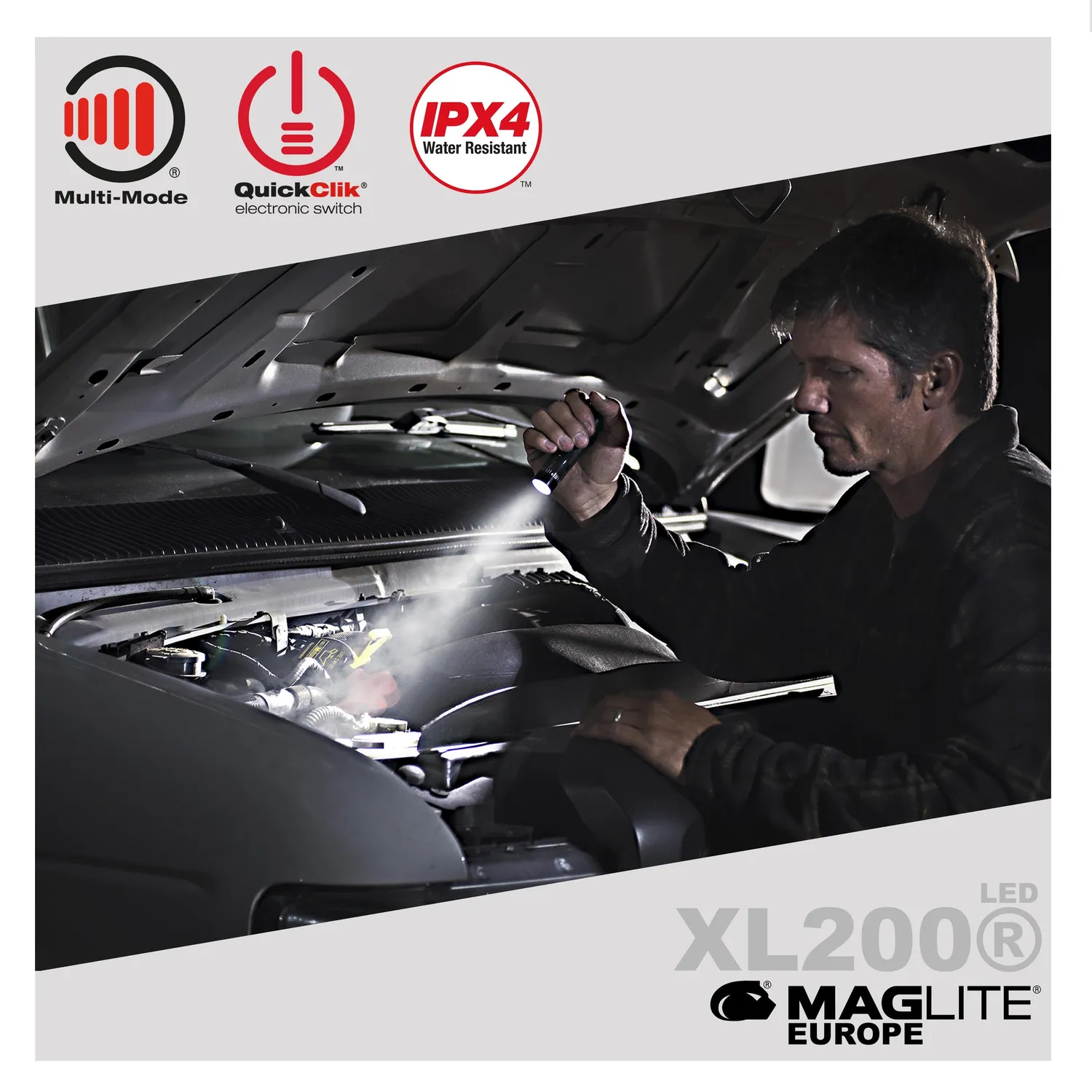 Maglite XL200 LED tactische zaklamp set zwart 264 lumen
