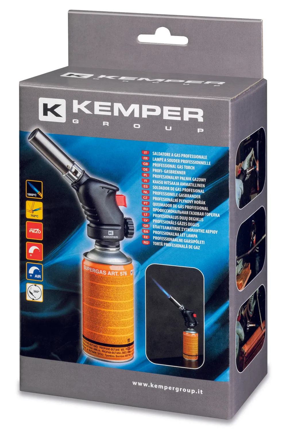 Kemper 1060KIT soldeerset met butaan patroon