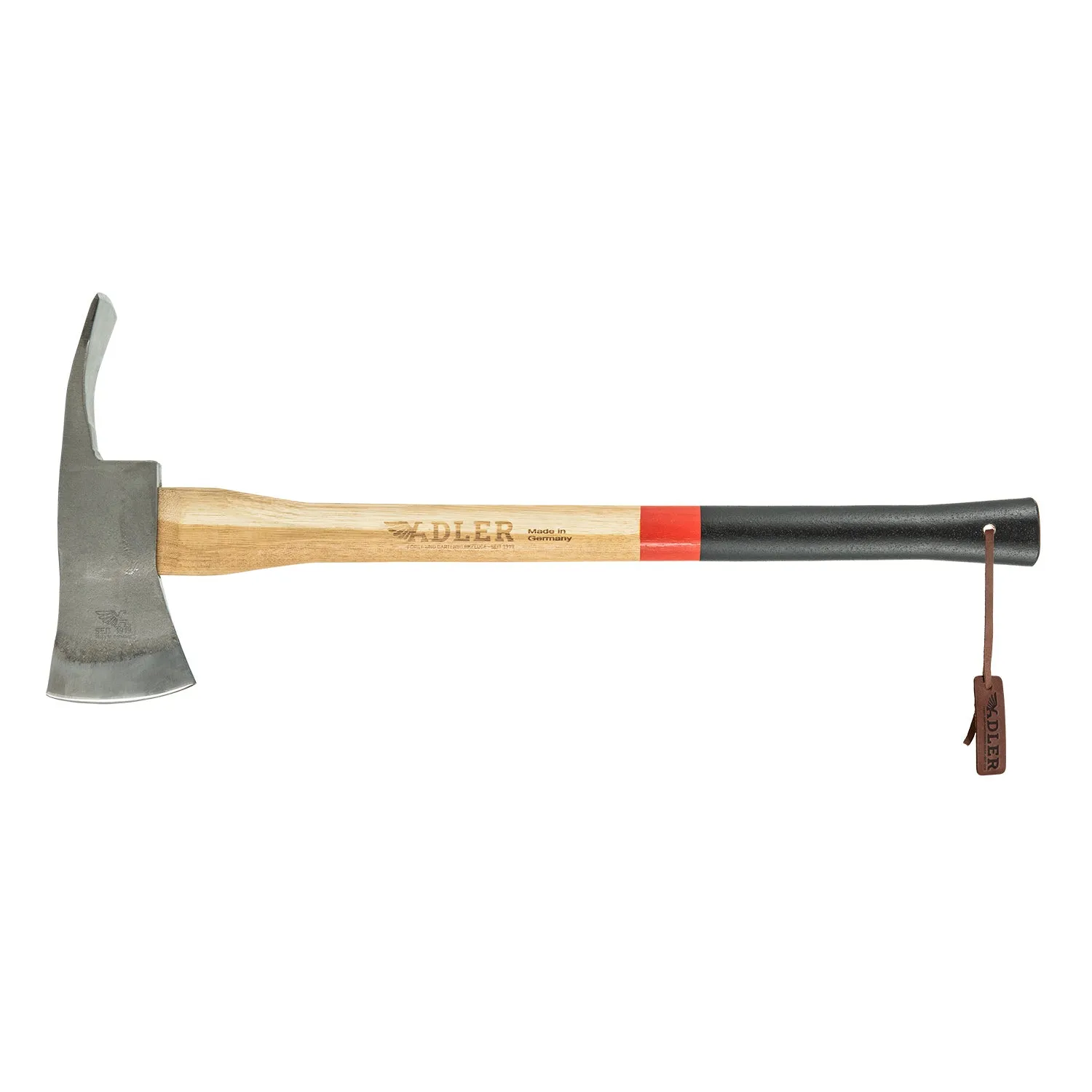 ADLER Pulaski Fireman bijl rood/zwart 70 cm staal