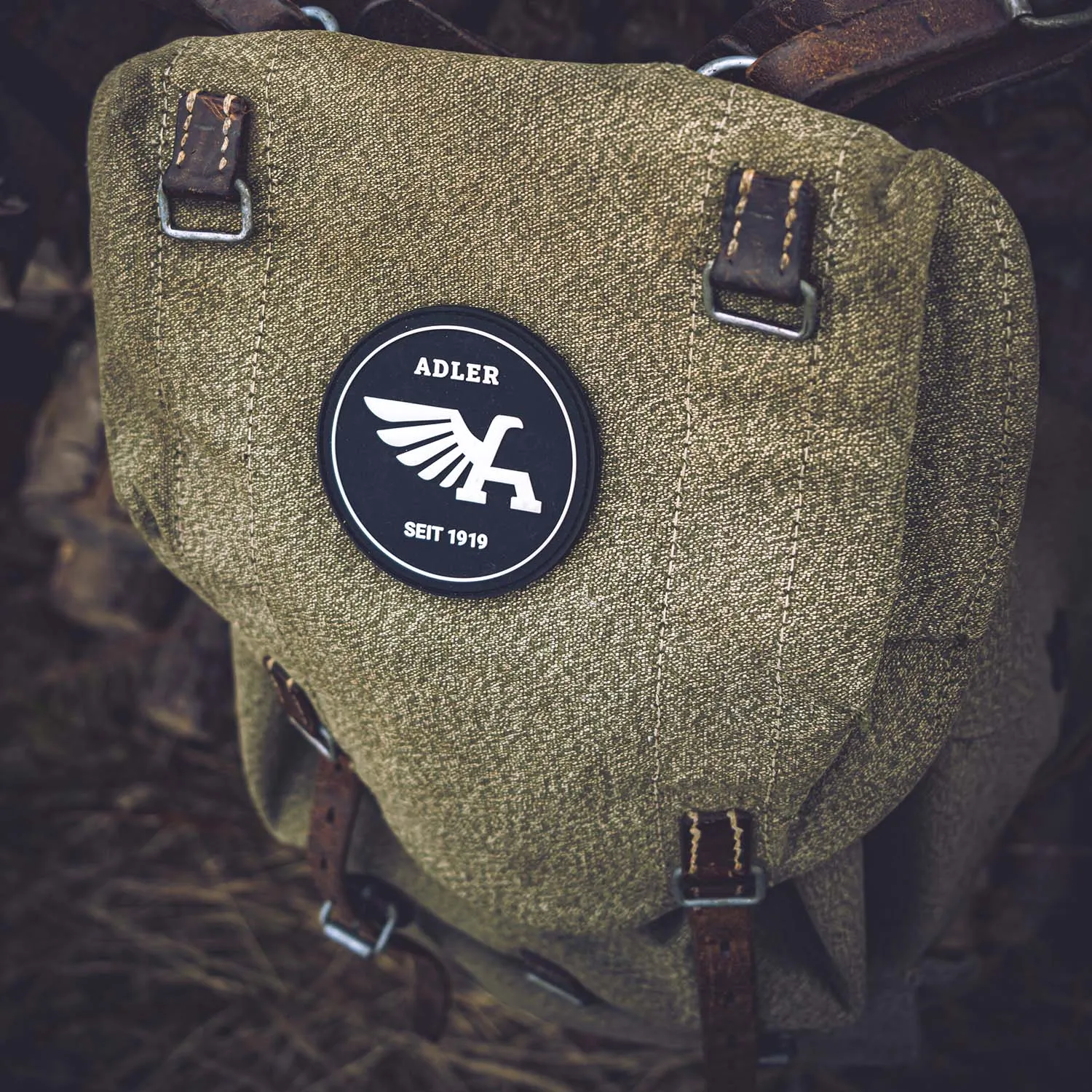 Adler A rubber patch 8 cm met klittenband
