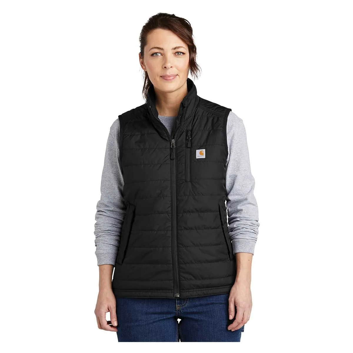 Carhartt Gilliam bodywarmer dames zwart maat M gevoerd