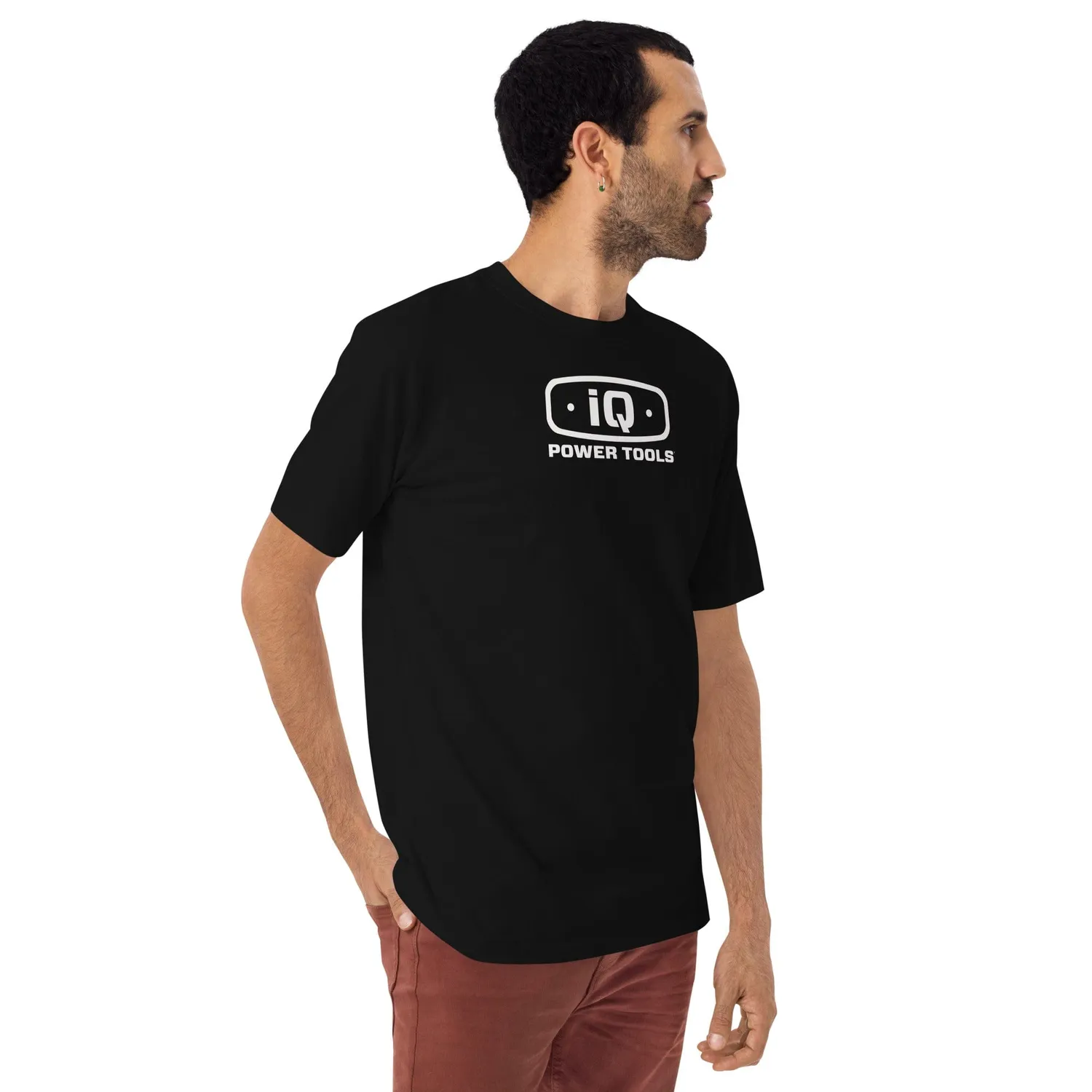 IQ Powertools iQ Power T-shirt heren heavyweight katoen