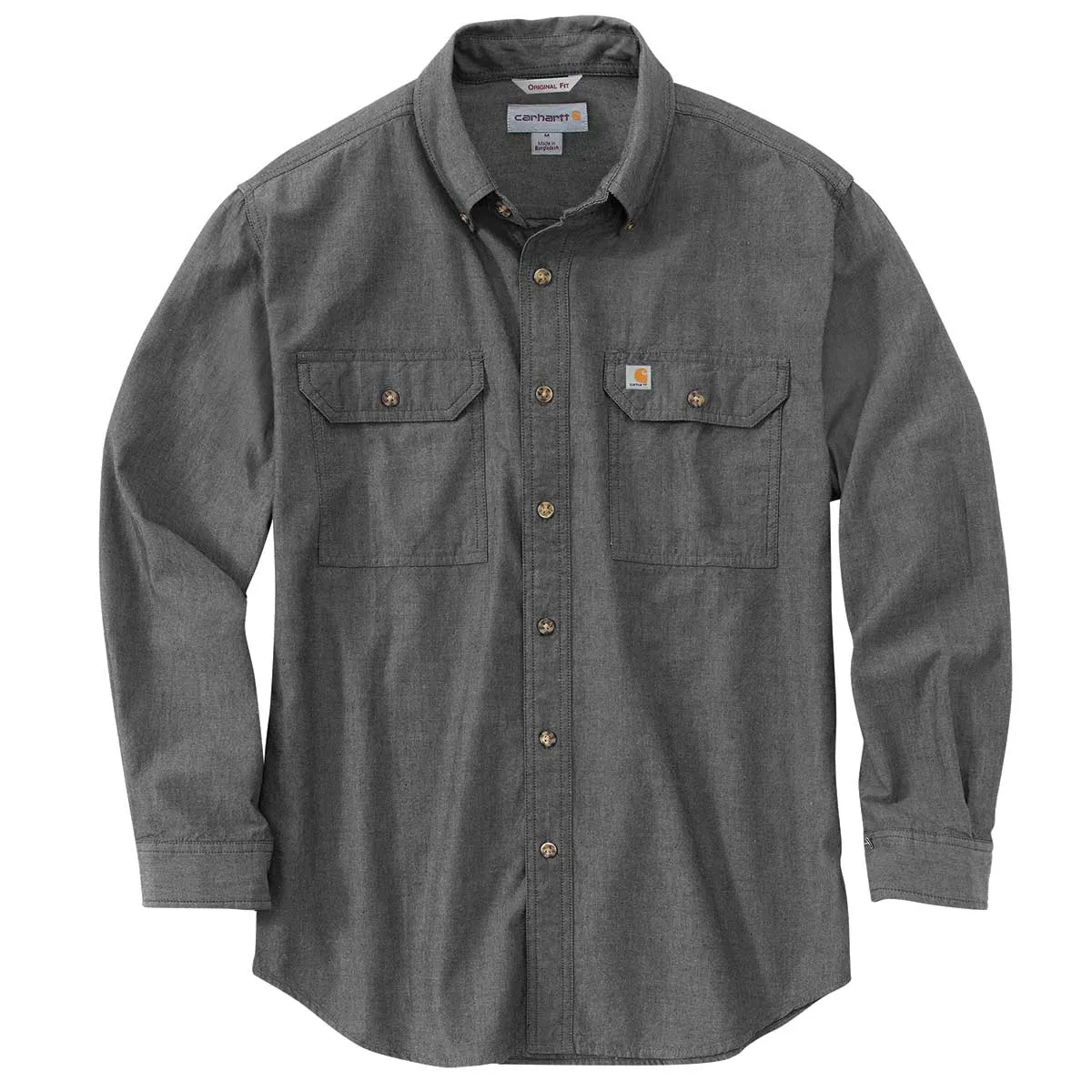 Carhartt Loose Fit Midweight Chambray overhemd blauw