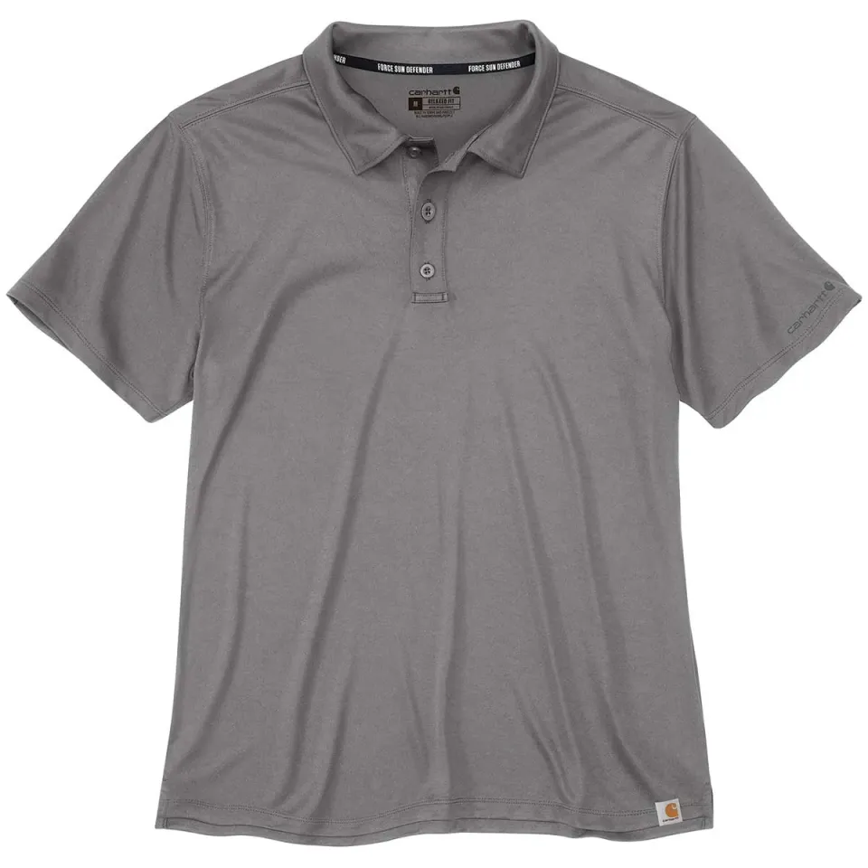 Carhartt Force Sun Defender polo zwart korte mouw maat L