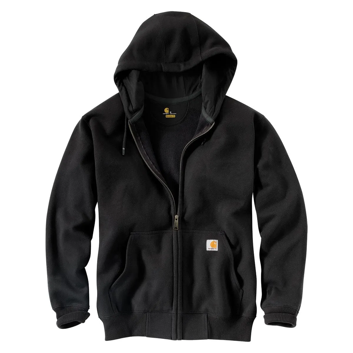 Carhartt Rain Defender sweater zwart met rits heavyweight
