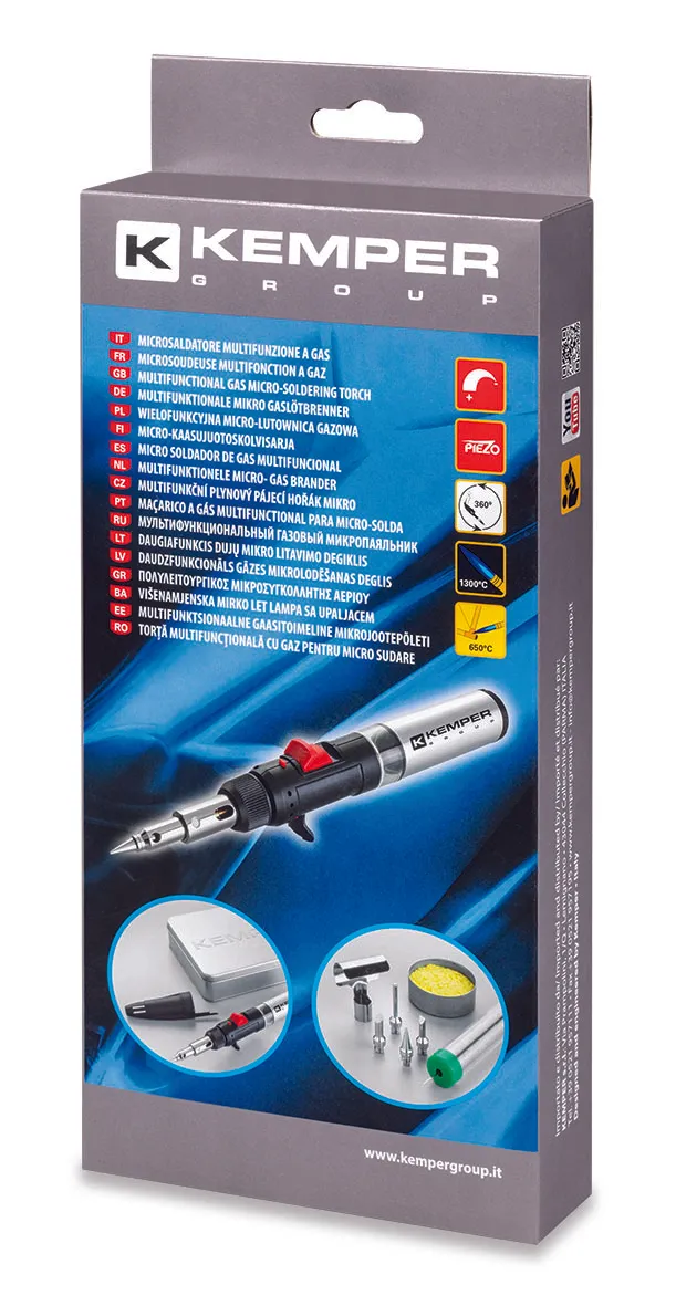 Kemper 12100KIT microsoldeerbrander professioneel set