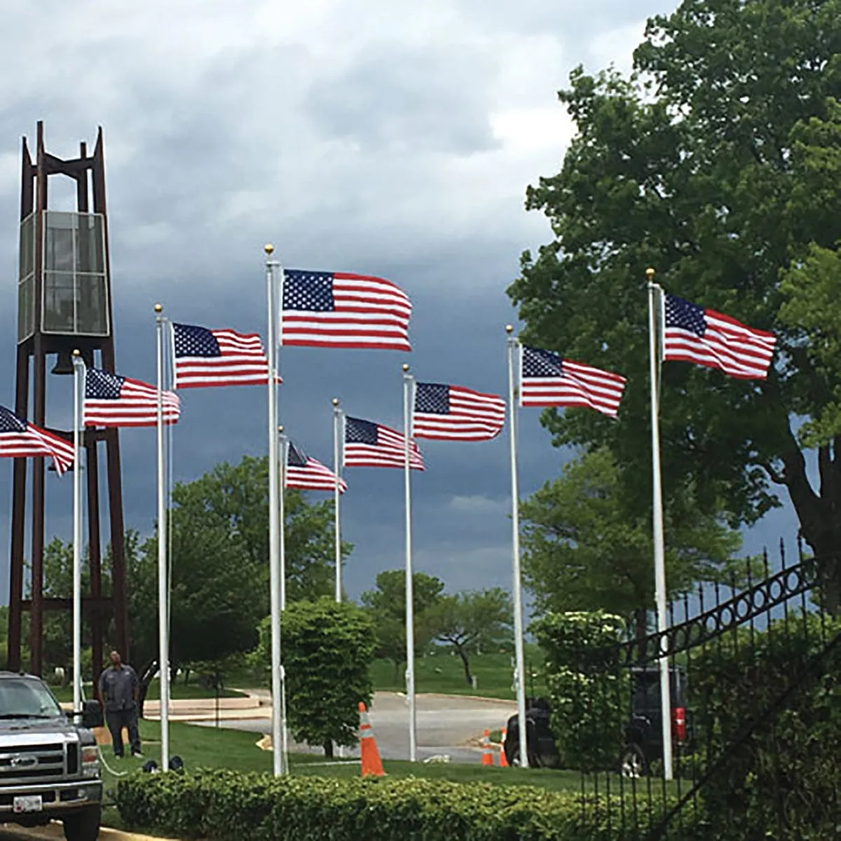 Freedom and Glory Beacon Amerikaanse vlag nylon 3x5 ft