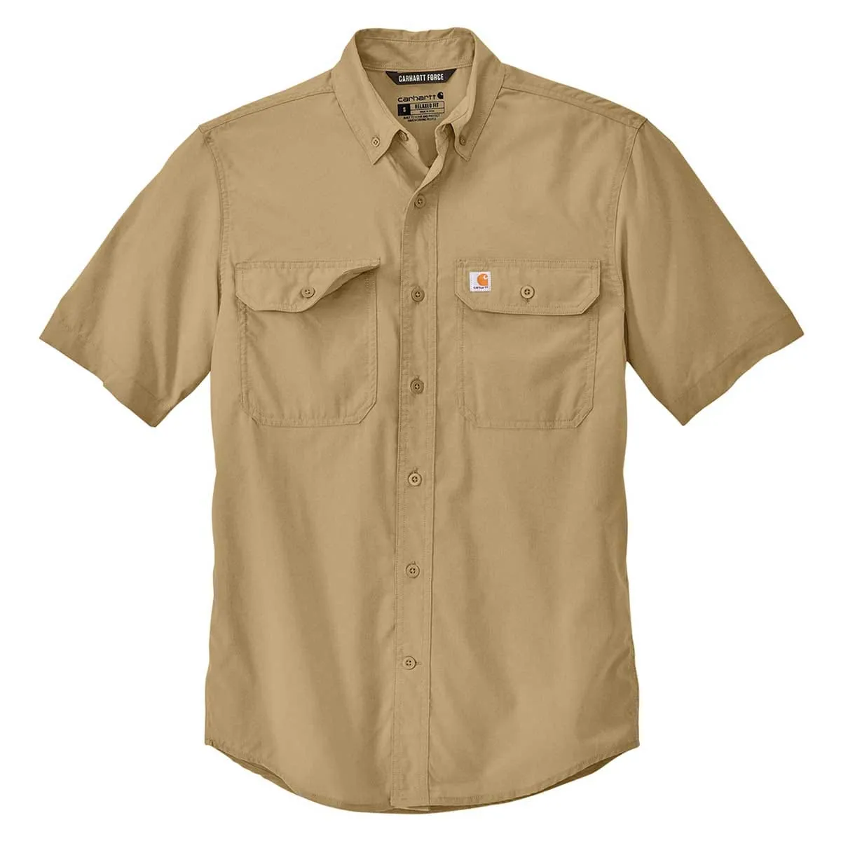 Carhartt Force Sun Defender overhemd korte mouw UPF50+
