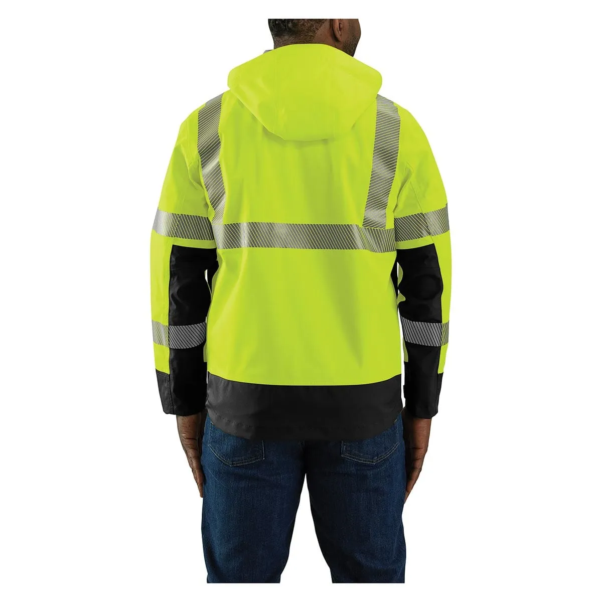 Carhartt Storm Defender hi-vis regenjas brite lime licht