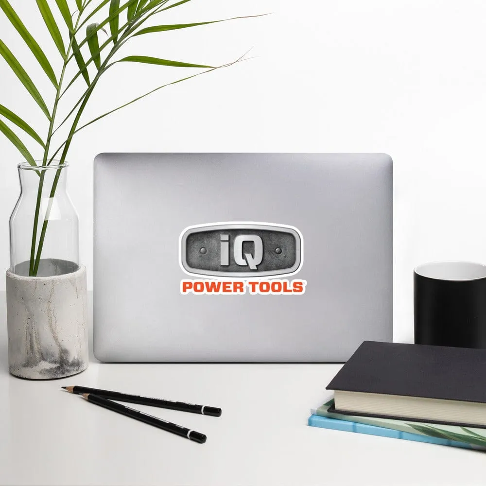 IQ Powertools sticker vinyl 10,2x10,2 cm