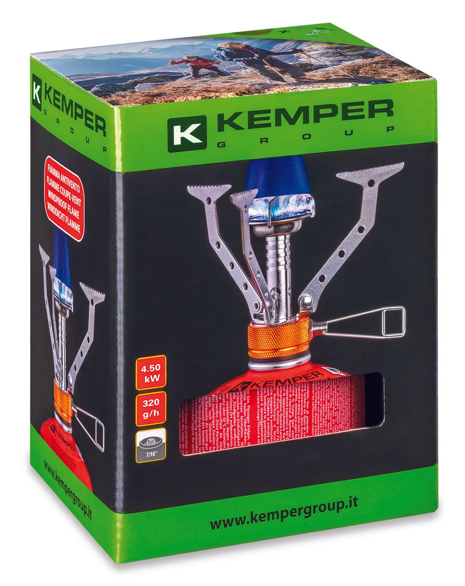 Kemper KE3009C campingkookstel met cartridge