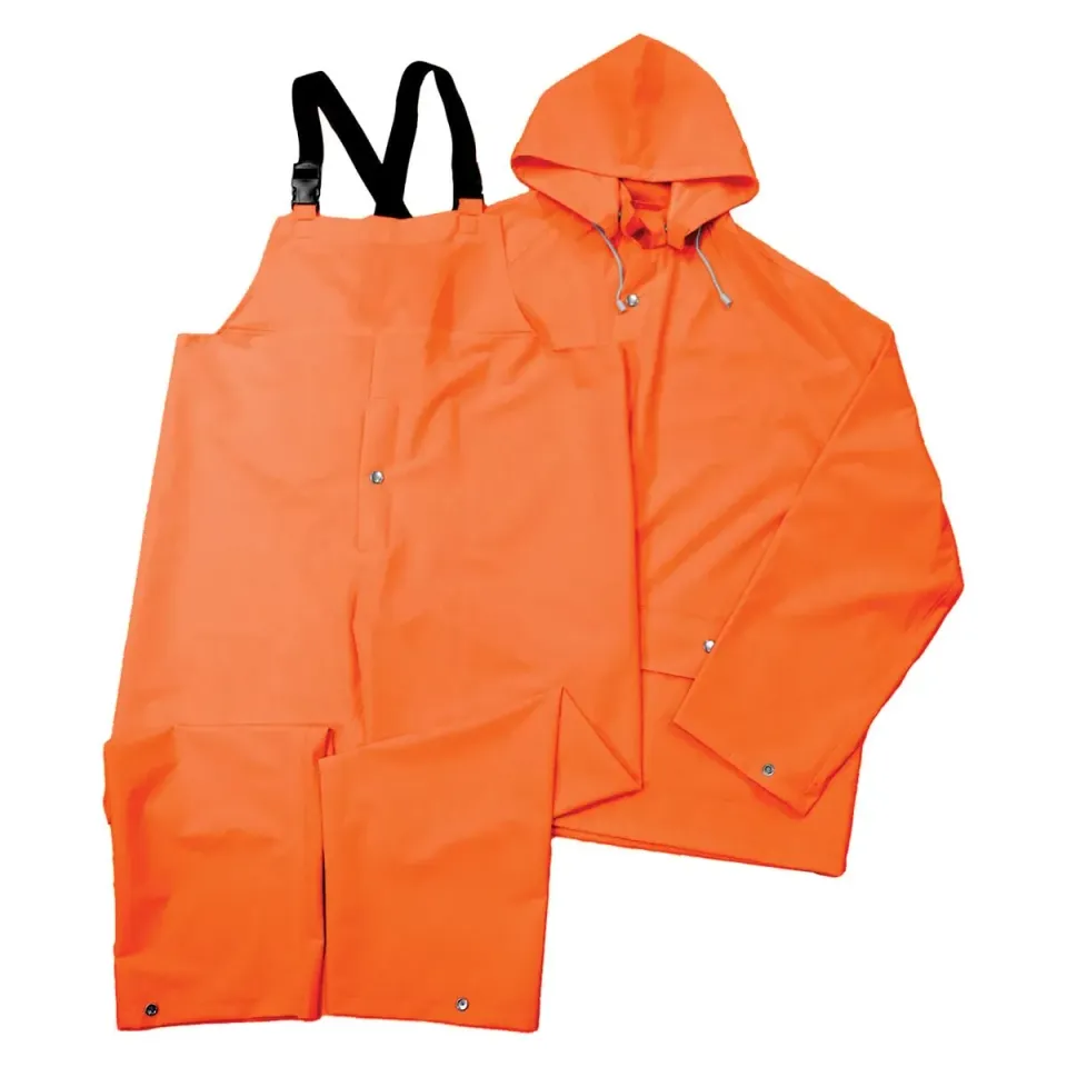 Gemplers Crew 2-delig regenpak PVC oranje