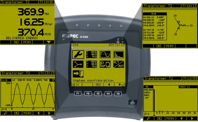 Elspec G4100 remote display paneel module