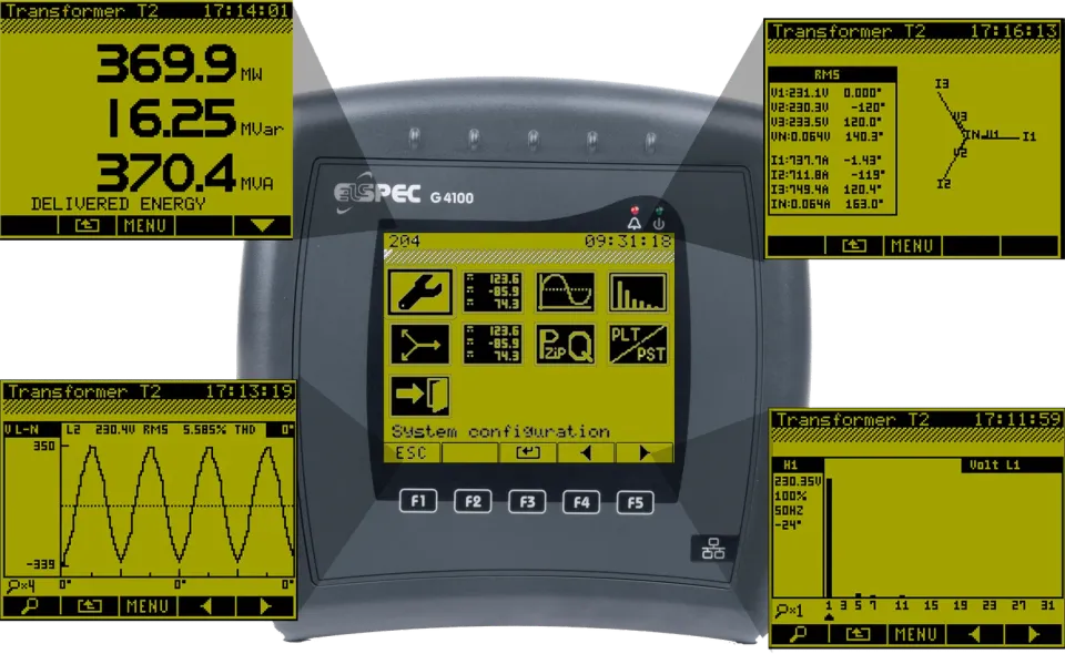 Elspec G4100 remote display paneel module