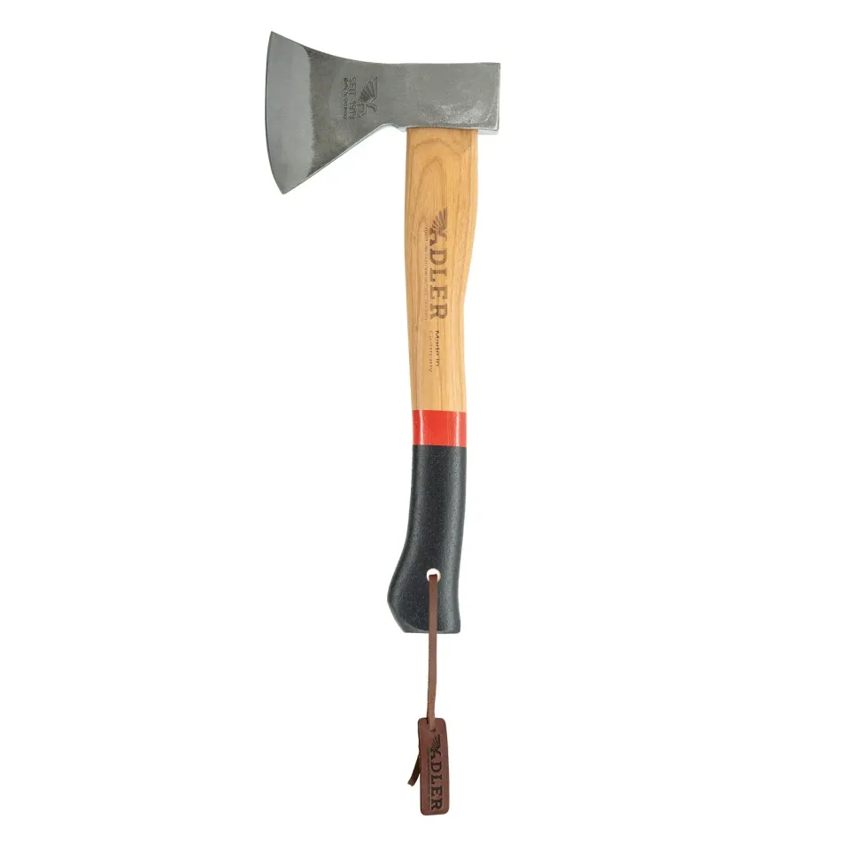 ADLER Rheinland Hatchet handbijl 36 cm C60 leer