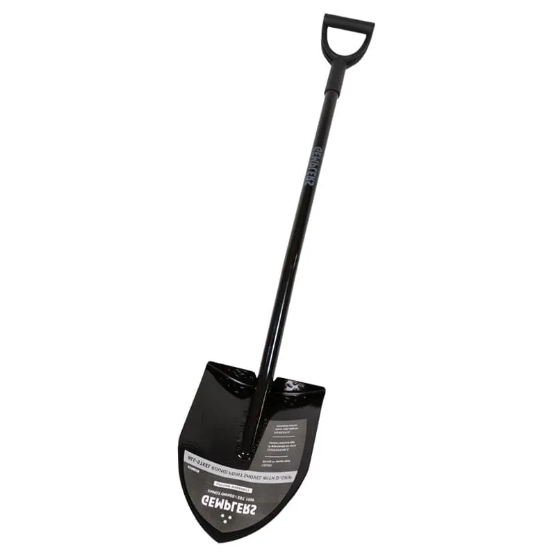 Gemplers All-Steel Round Point Shovel D-greep spade staal