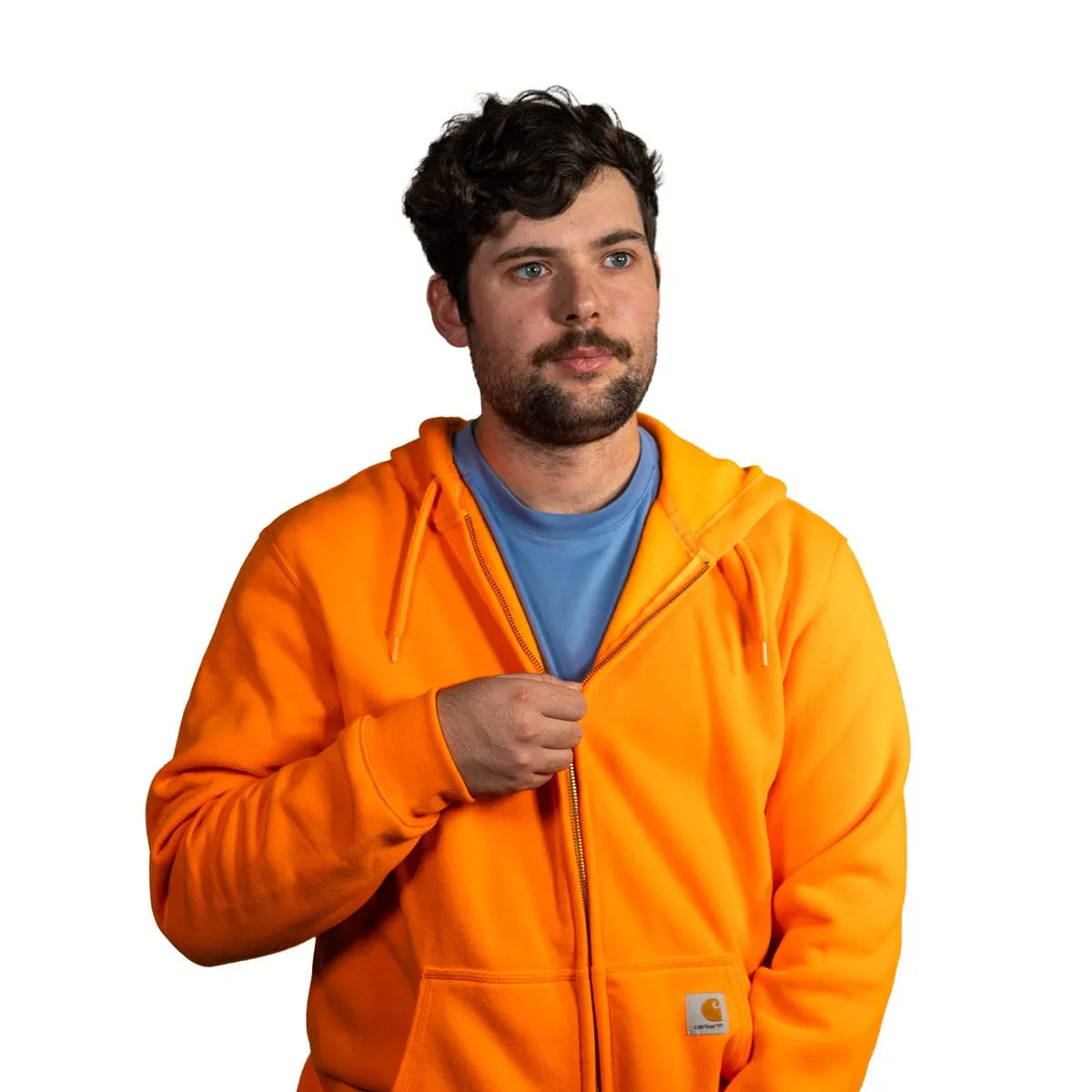 Carhartt K122EV Enhanced Visibility hi-vis hoodie full-zip