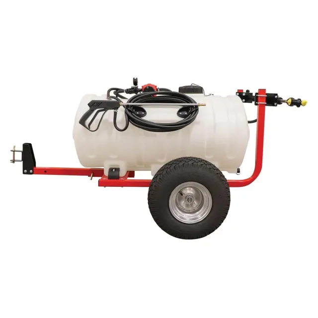 Fimco 65 gallon aanhangsprayer 4.5 gpm 246 liter met boom