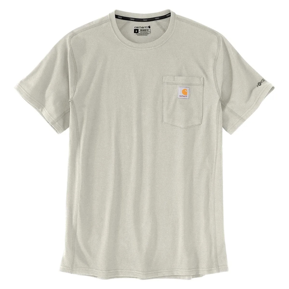 Carhartt Force 104616 t-shirt borstzak zwart katoen