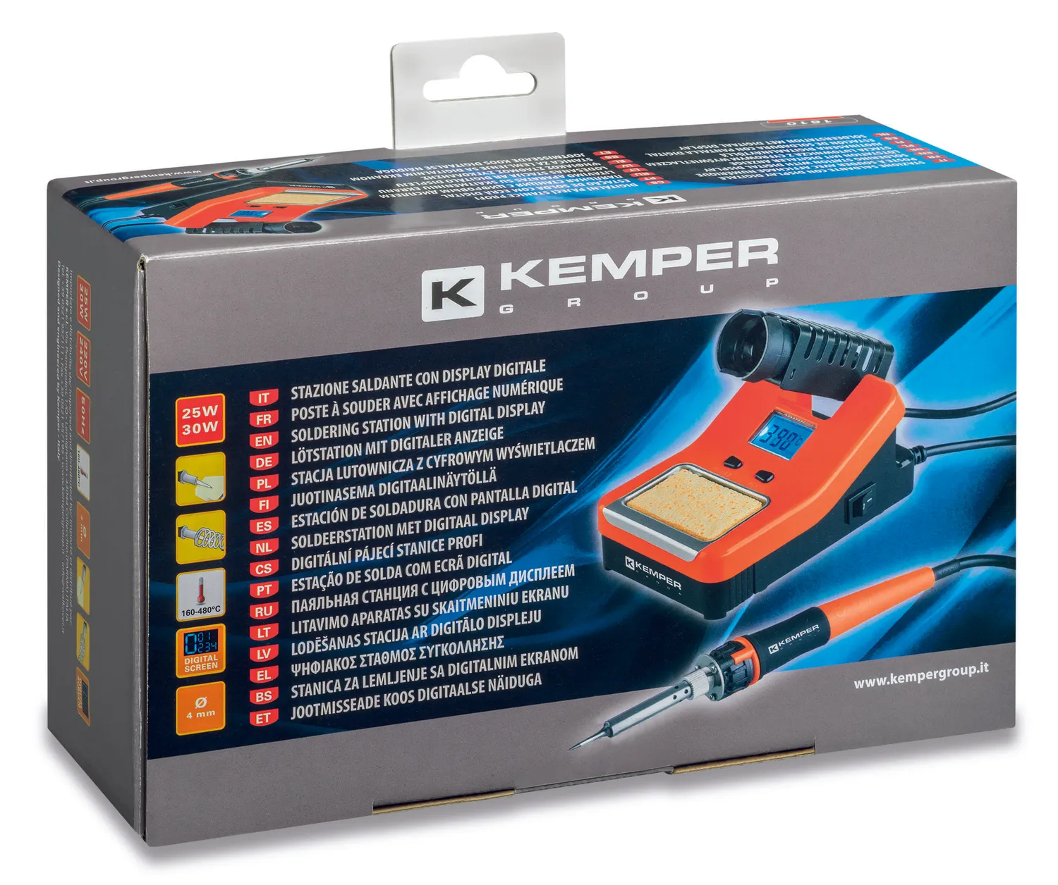 Kemper 1610 soldeerstation digitaal met display